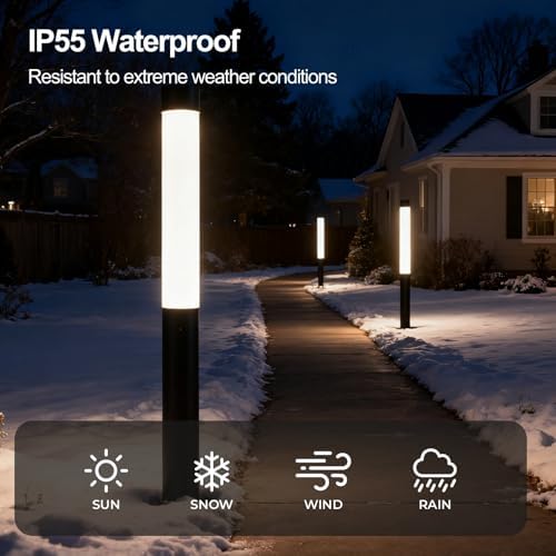 SkyGlow 71" 120V LED Lamp Post Light