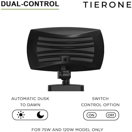 LED Outdoor 120W Security Flood Light, 4000K Dark Bronze