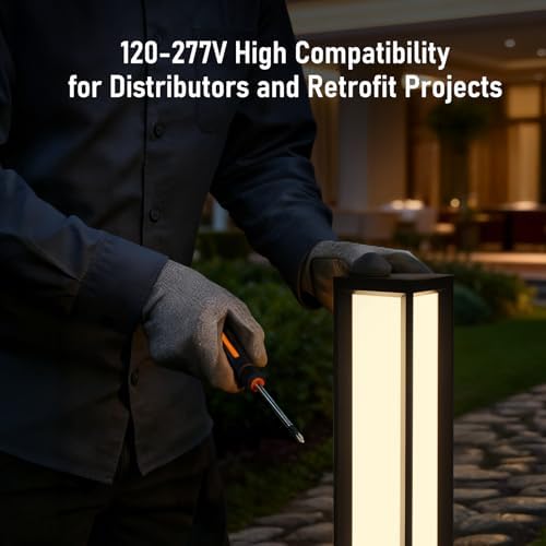 LEONLITE 5CCT 32" LED Bollard Pathway Light