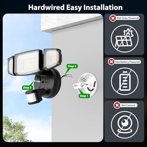 iMaihom 65W Outdoor Motion Sensor Flood Light