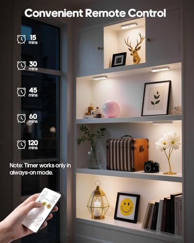 GOODEA 6" Under Cabinet Lighting with Charging Station, 6 Pack
