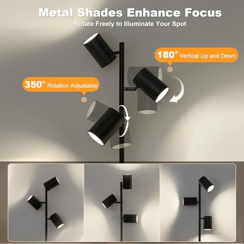 4000LM 36W LED Tree Floor Lamp