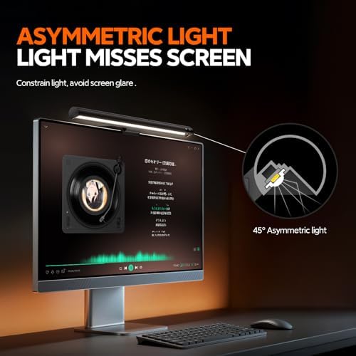 LYMAX Monitor Light Bar, USB Dimmable Computer Lamp