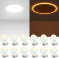 Amico 12 Pack 6 Inch LED Recessed Light
