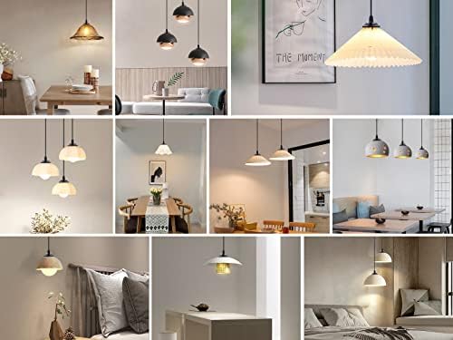 Industrial Mini Pendant Light Kit, Black E26 Socket