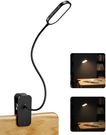 Honeywell Clip-On Reading Light, Rechargeable, 4000K Dimming