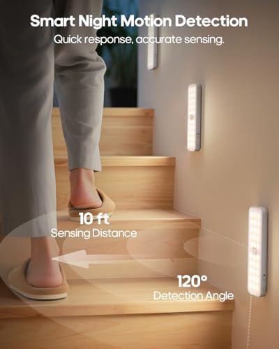 GOODEA 6" Under Cabinet Lighting with Charging Station, 6 Pack