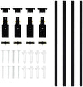 VANoopee 13FT H Track Lighting Rails Kit, Black