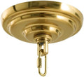 5-5/16 Inch Brass Light Canopy Kit