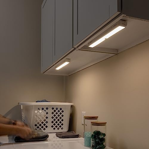 Amazon Basics 12-Inch LED Motion Sensor Light Bar, 2-Pack