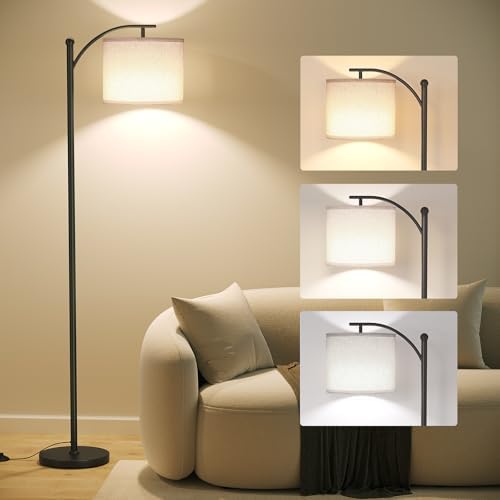 SUNMORY Arc Floor Lamp, 3 Color Temperatures