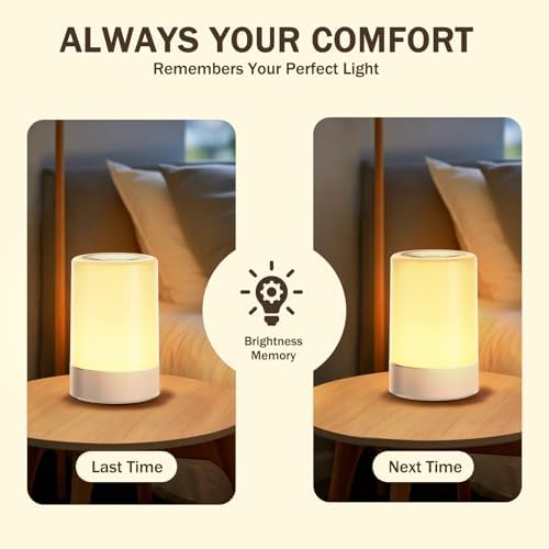 G Keni 2 Pack Rechargeable Baby Night Lights