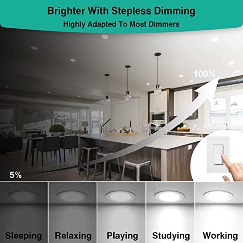HiBay 8-Pack 4-Inch Canless LED Recessed Lighting