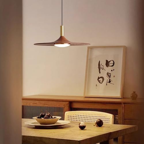 Gold Farmhouse LED Pendant Light, Warm Light