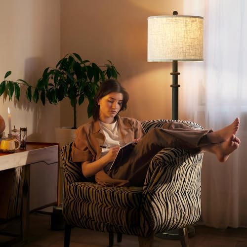 EJIAXIN 60" Floor Lamp with Adjustable Color Temperatures
