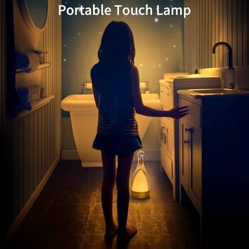 Table Lamp for Bedroom,Small Desk Lamp Dimmable 4