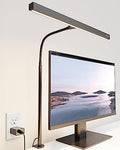 SUPERDANNY 12W Gooseneck LED Desk Lamp with Clamp