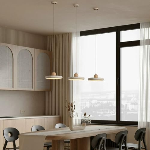 Indoor Nordic Natural Yellow Travertine Light Retro Industrial
