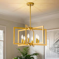 Modern Gold Farmhouse Pendant Light, No Bulbs