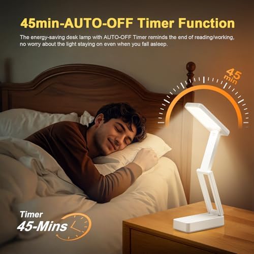 6000mAh Rechargeable Table Lamp with 3 Colors