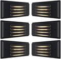 Sunco 6-Pack Low Voltage LED Step Lights, Bronze