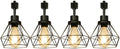 E26 Track Lighting Heads, 4-Light Black