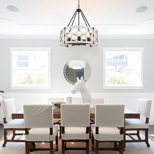 19.8 Inch 5-Light Rustic Farmhouse Chandelier