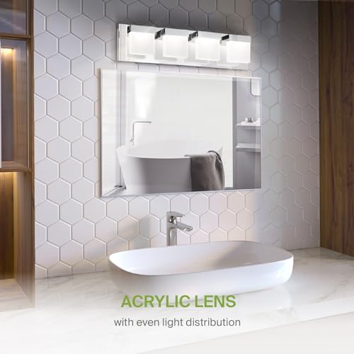 ASD 24-Inch 4-Light LED Bathroom Vanity Light