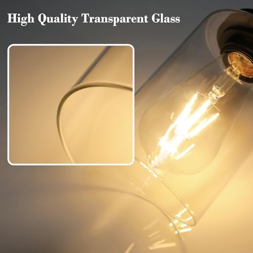 Unicozin 3-Light Bathroom Vanity Light, Black