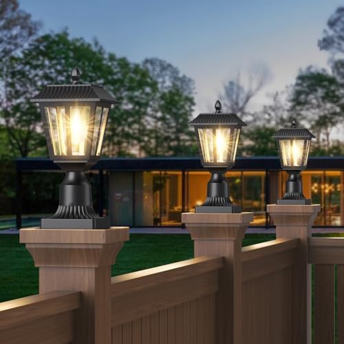 Greluna Solar Post Lights, Warm White