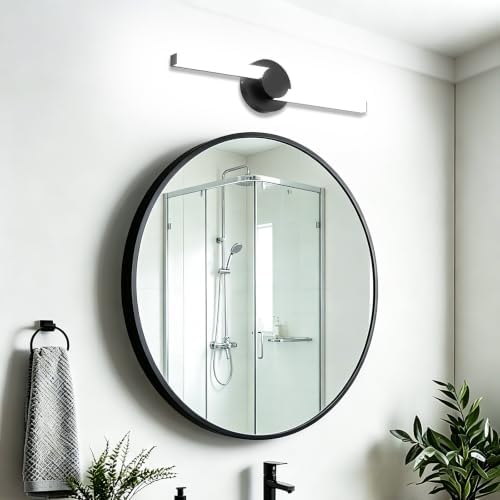20 Inch Black LED Bathroom Vanity Light