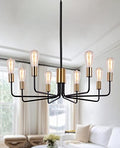 Farmhouse 8-Light Dining Room Chandelier