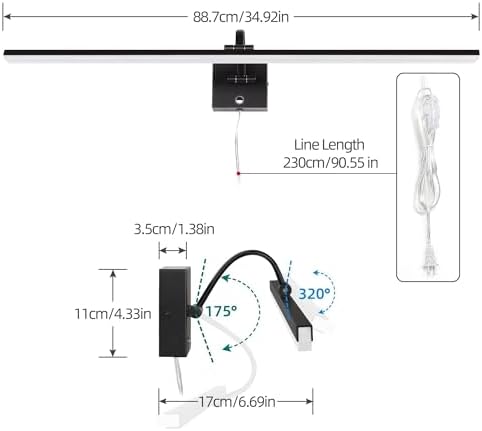 MantoLite 35'' LED Picture Light