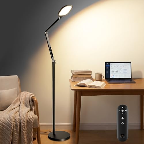 69" Eye-Care LED Reading Floor Lamp with Remote
