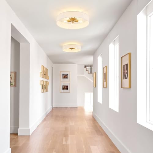 VILUXY 24" 5-Light Semi-Flush Mount Ceiling Light