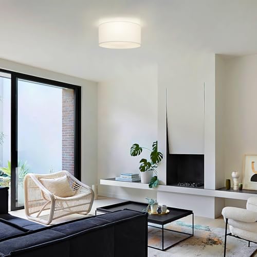 13inch 3-Light Semi Flush Mount Ceiling Light