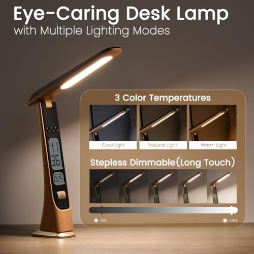 WILIT Rechargeable Cordless Foldable Desk Lamp