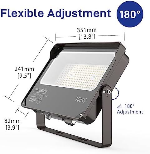 HYPERLITE LED Flood Lights, 150W, 2-Pack