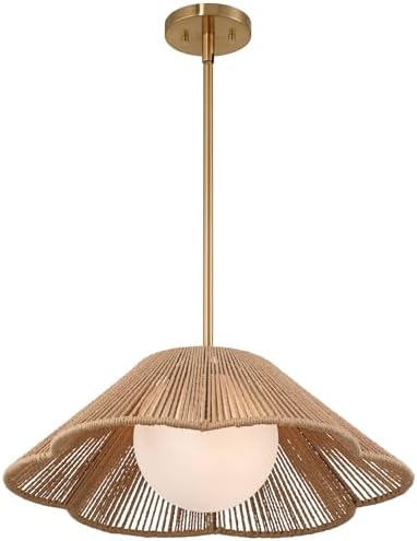 Mylinh 22 1/4" Natural Rope Pendant Light Fixture