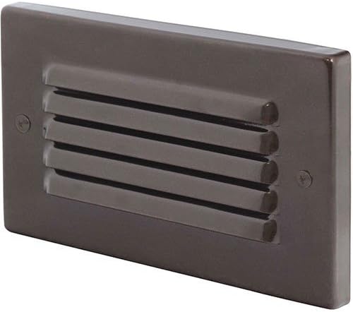 Import LED Louver Step Light, 2.7W, Bronze