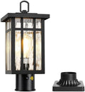 BesLowe Dusk to Dawn Outdoor Post Light, Hardwired
