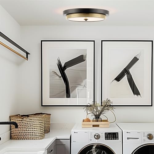 Kira Home Hermosa 14" Integrated LED Semi Flush Mount Ceiling Light