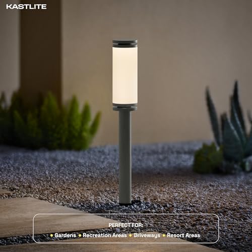 KASTLITE 2.5W LED Path Bollard Light, Silver