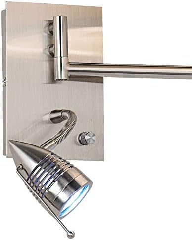 Radix Plug-In Swing Arm Wall Lamp, LED
