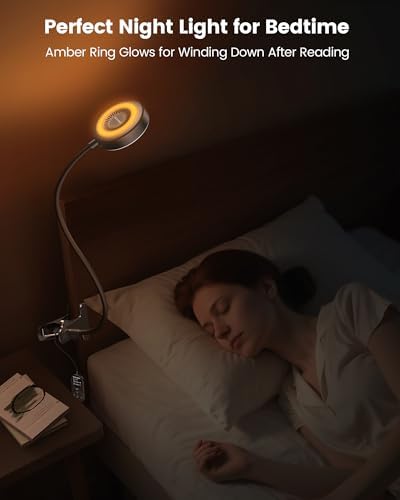 Glocusent 72 LED Desk Lamp, Amber Night Light