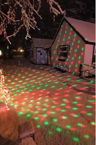 PEIDUO Multicolor Christmas Projector Lights Outdoor