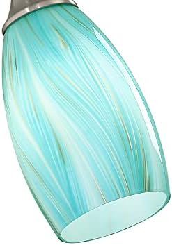 karyfine Mini Teal Glass Pendant Light