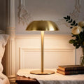 Small Rechargeable Cordless LED Table Lamp, Gold