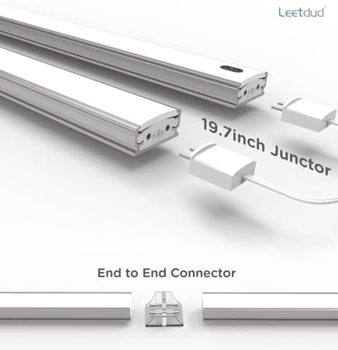 Leetdud 20 Inch Under Cabinet LED Lights, 2 Pcs