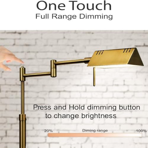O'Bright Brook Adjustable Dimmable LED Pharmacy Floor Lamp